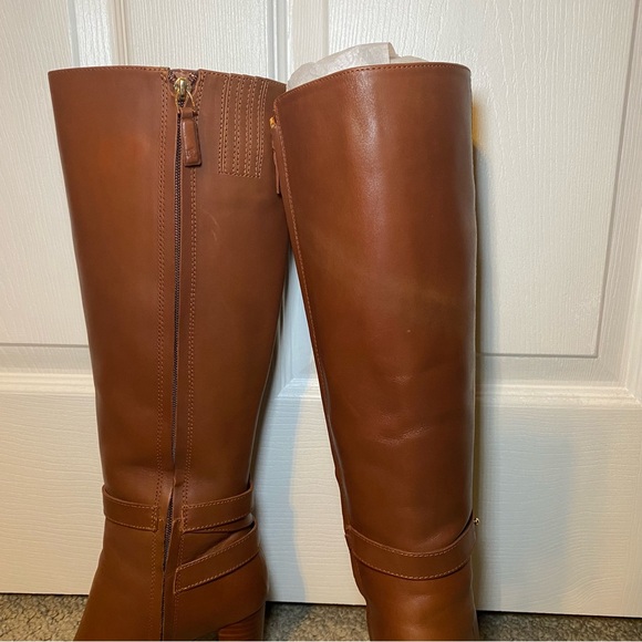Lauren Ralph Lauren Makenna Leather Riding Boot Size 6 - Picture 11 of 13